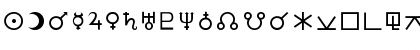 Download Astrologer Regular Font Uppercase Preview
