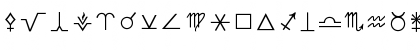 Download Astrology P02 Font Uppercase Preview