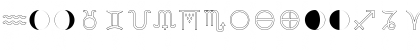 Download AstrotypeP LT Std Outline Regular Font Uppercase Preview