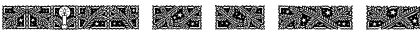 Download ASTYPE Ornaments Christmas A2 Font Uppercase Preview