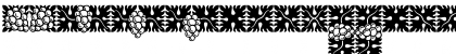 Download ASTYPE Ornaments WineGrape A Font Uppercase Preview