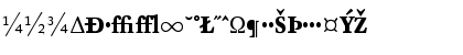 Download AtmaSerifExp-BlackRoman Regular Font Uppercase Preview