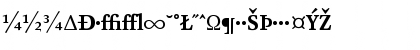 Download AtmaSerifExp-BoldRoman Regular Font Uppercase Preview