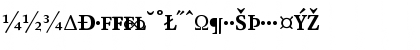 Download AtmaSerifExp-BoldRomanQC Regular Font Uppercase Preview