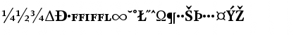 Download AtmaSerifExp-BoldRomanSC Regular Font Uppercase Preview