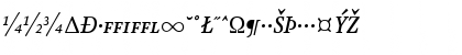 Download AtmaSerifExp-MediumItalicSC Regular Font Uppercase Preview