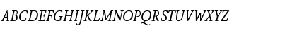 Download AtmaSerifLF-BookItalicSC Regular Font Uppercase Preview