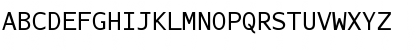 Download Aurulent Sans Mono Regular Font Uppercase Preview