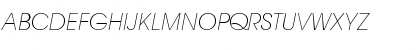 Download AvantGardeExtLitITC Oblique Font Uppercase Preview