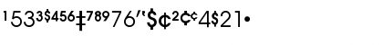 Download Avant Garde Fractions BQ Regular Font Uppercase Preview