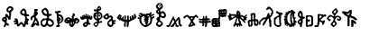 Download Bamum Symbols 1 Bamum Symbols 1 Font Uppercase Preview