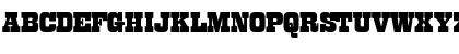 Download Barnum Block CG Regular Font Uppercase Preview
