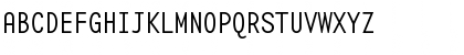 Download BaseMono-NarrowThin Thin Font Uppercase Preview