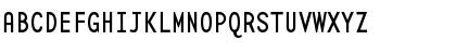 Download BaseMonoReg-Narrow Roman Font Uppercase Preview