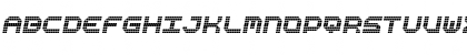 Download BpositiveItalic Regular Font Uppercase Preview