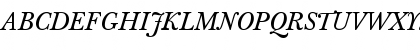Download Baskerville Ten Pro Italic Font Uppercase Preview