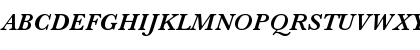 Download Baskerville MT Std Semibold Italic Font Uppercase Preview
