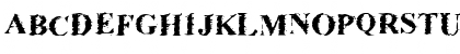 Download Brackish Regular Font Uppercase Preview