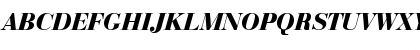 Download Bauer Bodoni D Bold Italic Font Uppercase Preview
