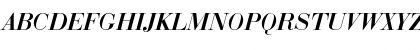 Download Bauer Bodoni D Demi Bold Italic Font Uppercase Preview