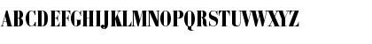 Download Bauer Bodoni Black Condensed Font Uppercase Preview
