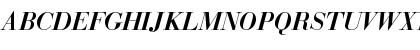 Download Bauer Bodoni Bold Italic Font Uppercase Preview