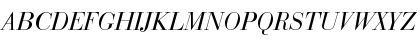 Download Bauer Bodoni Italic Oldstyle Figures Font Uppercase Preview