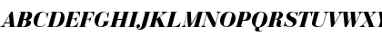 Download BauerBodoniEF BoldItalic Font Uppercase Preview