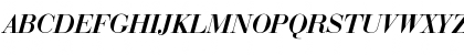 Download BauerBodoniEF MediumItalic Font Uppercase Preview