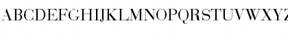 Download BauerBodoniEF Regular Font Uppercase Preview