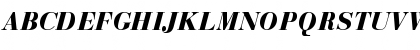 Download Bauer Bodoni Std 2 Black Italic Font Uppercase Preview