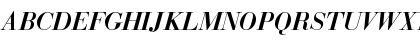 Download Bauer Bodoni Std 1 Bold Italic Font Uppercase Preview