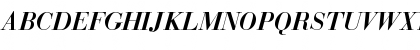 Download Bauer Bodoni Std 1 Bold Italic Font Uppercase Preview