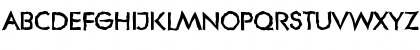 Download BradBeckerRandom-Heavy Regular Font Uppercase Preview