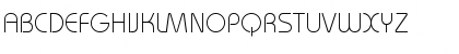 Download BauhausC Light Regular Font Uppercase Preview