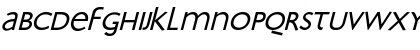 Download Bradbury-Oblique Regular Font Uppercase Preview