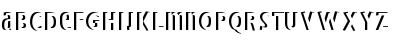 Download BradburysBoldShadow Regular Font Uppercase Preview