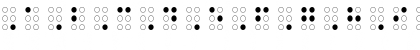 Download Braille Outline Regular Font Uppercase Preview