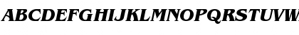 Download ITC Benguiat Bold Italic Font Uppercase Preview