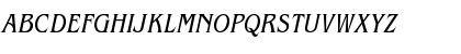 Download BenguiatEF-BookCondensedIta Regular Font Uppercase Preview