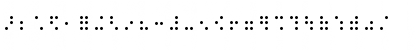 Download BraillePlainHC Regular Font Uppercase Preview
