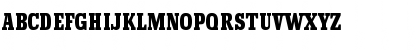 Download BetonEF BoldCondensed Font Uppercase Preview