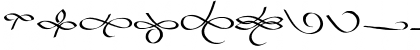 Download Bible Script Flourishes Plain Font Uppercase Preview