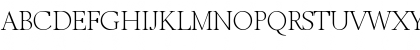 Download BrandonBecker-ExtraLight Regular Font Uppercase Preview