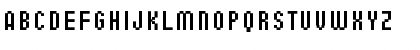Download BiTthing Regular Font Uppercase Preview