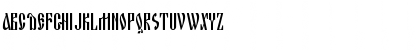 Download BlagovestOneC Regular Font Uppercase Preview