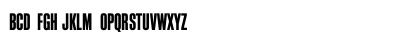 Download BlockGothicBoldExtraCond Regular Font Uppercase Preview