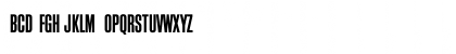 Download BlockGothicDemiExtraCond Regular Font Uppercase Preview