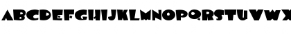 Download BlueMoon Regular Font Uppercase Preview