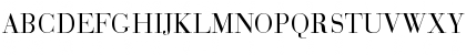 Download Bodoni Bauer BQ Regular Font Uppercase Preview